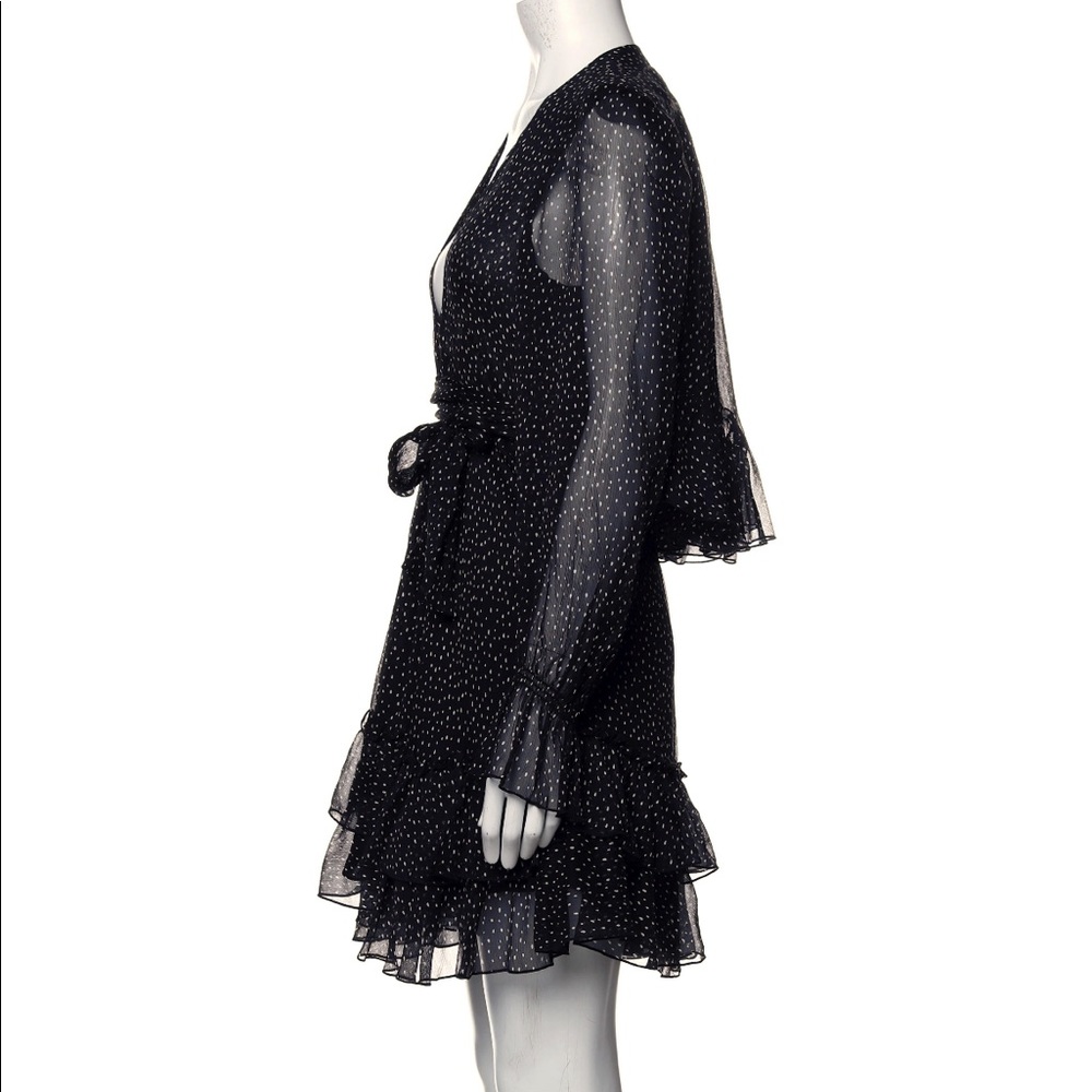 DVF Marianna Polka Dot Ruffle Dress - Picture 7 of 7